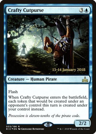 Crafty Cutpurse [Rivals of Ixalan Promos] | Arkham Games and Comics
