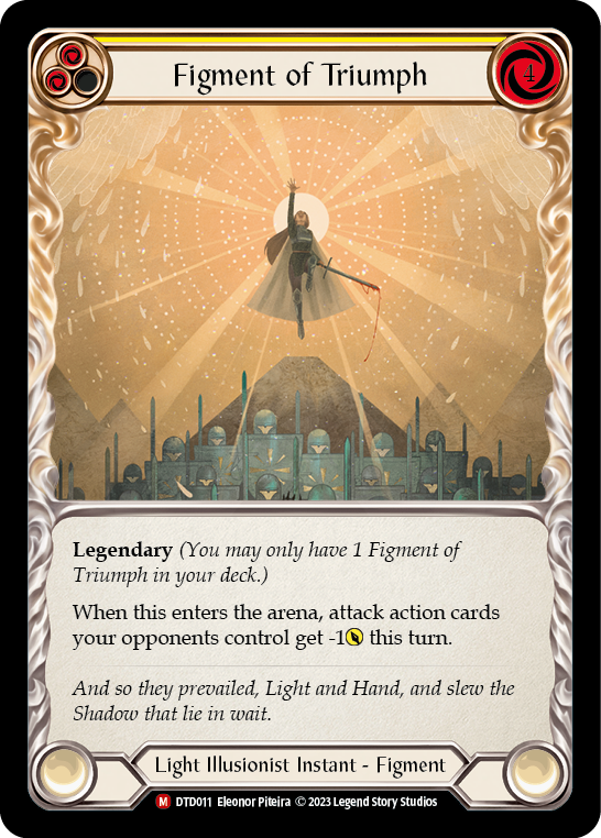 Figment of Triumph // Victoria, Archangel of Triumph [DTD011 //] (Dusk Till Dawn) | Arkham Games and Comics