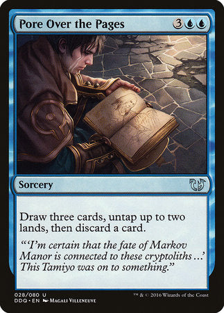 Pore Over the Pages [Duel Decks: Blessed vs. Cursed] | Arkham Games and Comics