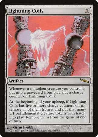 Lightning Coils [Mirrodin] | Arkham Games and Comics