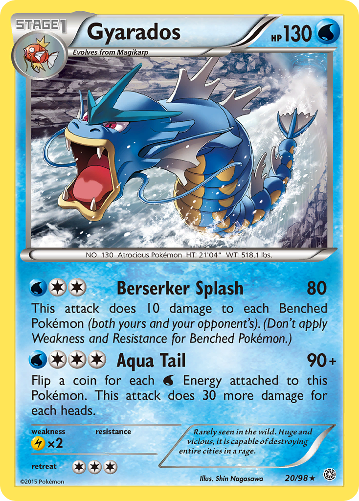 Gyarados (20/98) [XY: Ancient Origins] | Arkham Games and Comics