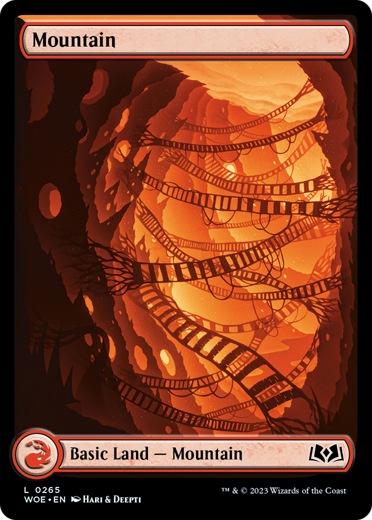 Mountain (265) (Full-Art) [Wilds of Eldraine] | Arkham Games and Comics