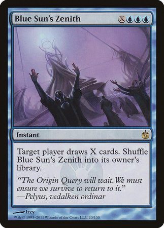 Blue Sun's Zenith [Mirrodin Besieged] | Arkham Games and Comics