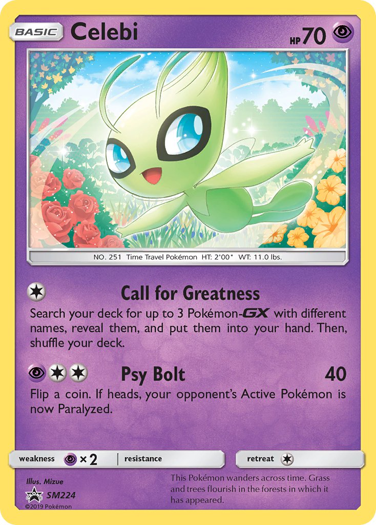 Celebi (SM224) [Sun & Moon: Black Star Promos] | Arkham Games and Comics