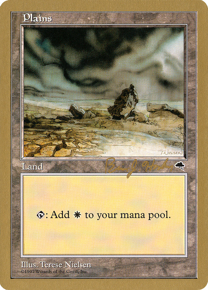 Plains (bh331) (Brian Hacker) [World Championship Decks 1998] | Arkham Games and Comics
