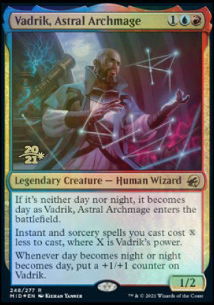 Vadrik, Astral Archmage [Innistrad: Midnight Hunt Prerelease Promos] | Arkham Games and Comics