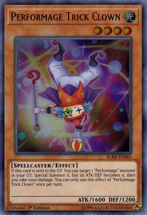 Performage Trick Clown [BLRR-EN060] Ultra Rare | Arkham Games and Comics