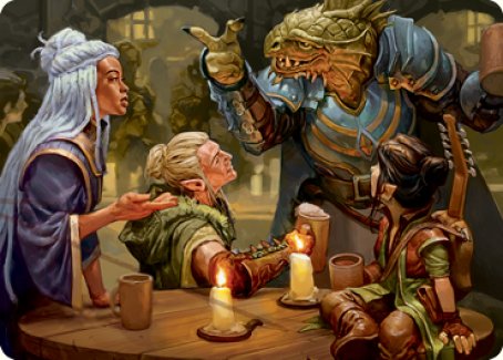 You Meet in a Tavern Art Card [Dungeons & Dragons: Adventures in the Forgotten Realms Art Series] | Arkham Games and Comics