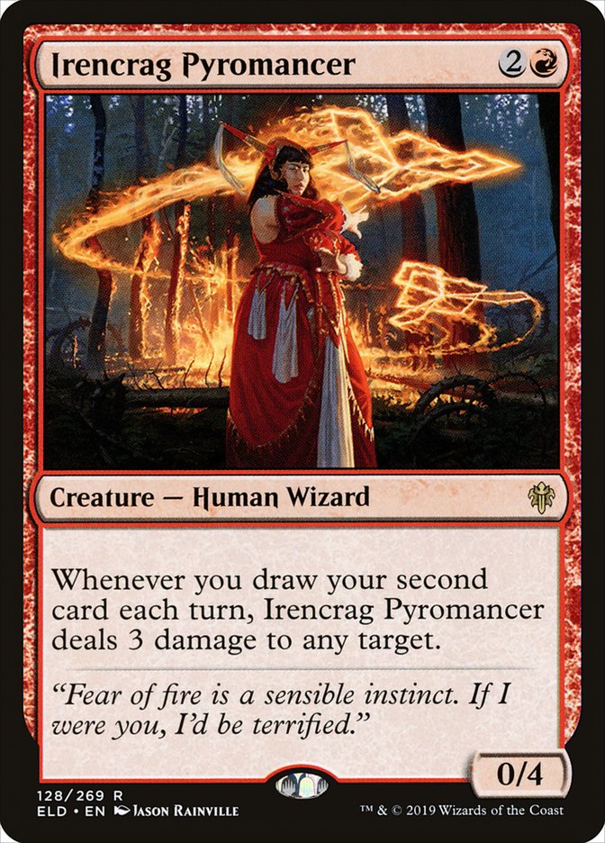 Irencrag Pyromancer [Throne of Eldraine] | Arkham Games and Comics