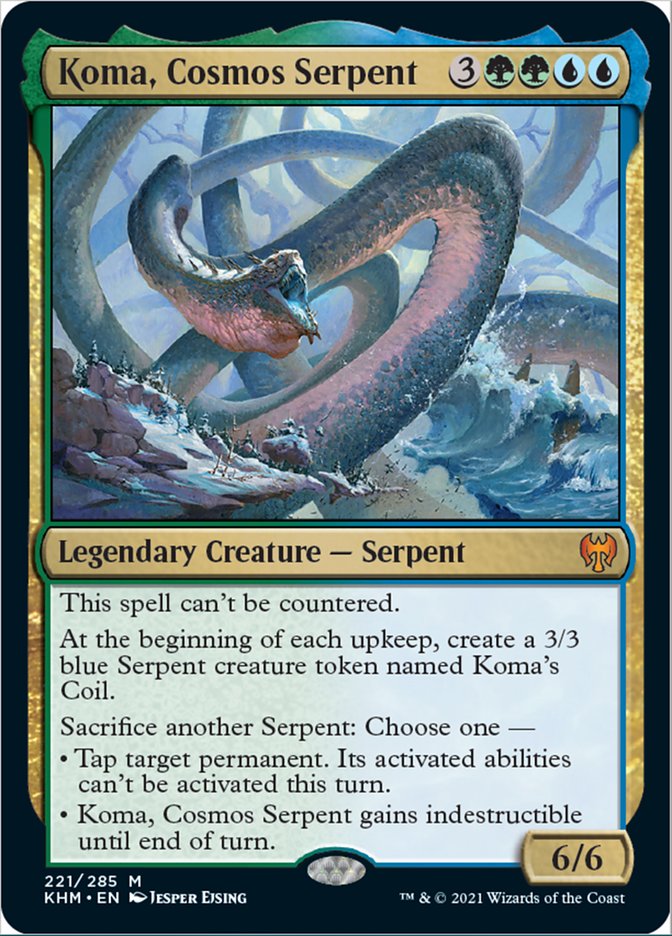 Koma, Cosmos Serpent [Kaldheim] | Arkham Games and Comics