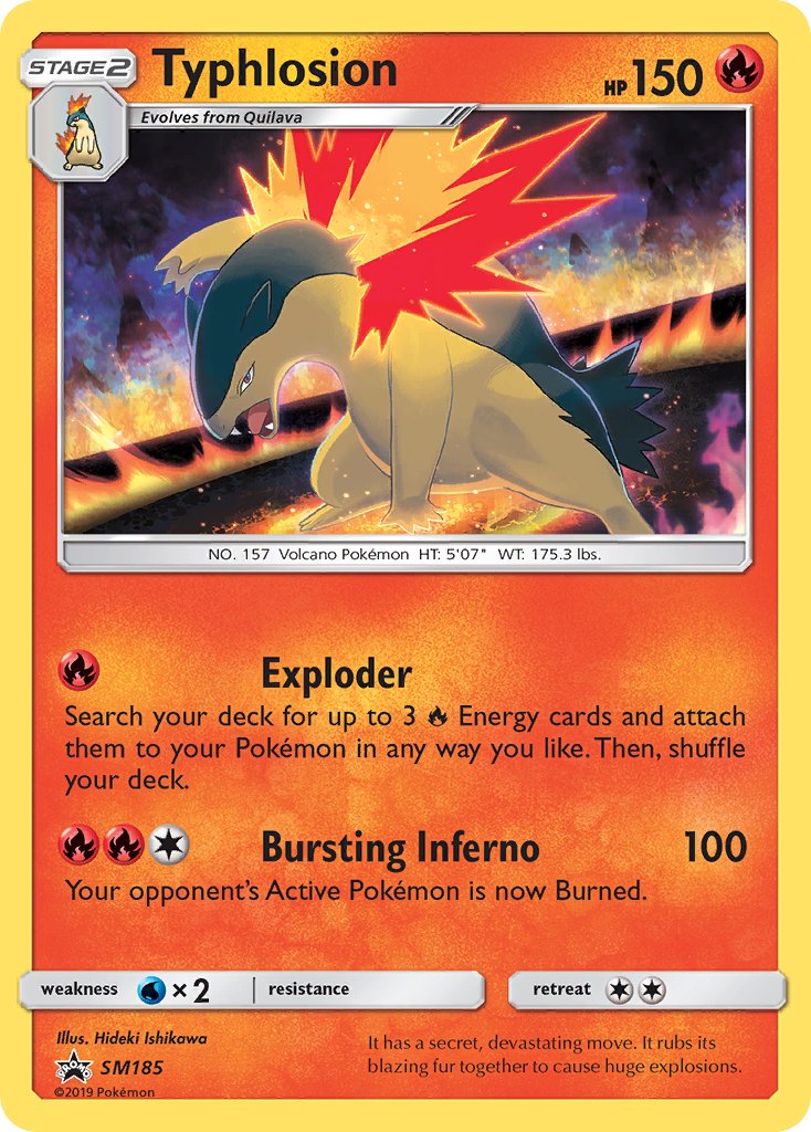 Typhlosion (SM185) [Sun & Moon: Black Star Promos] | Arkham Games and Comics