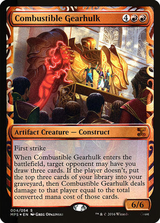 Combustible Gearhulk [Kaladesh Inventions] | Arkham Games and Comics