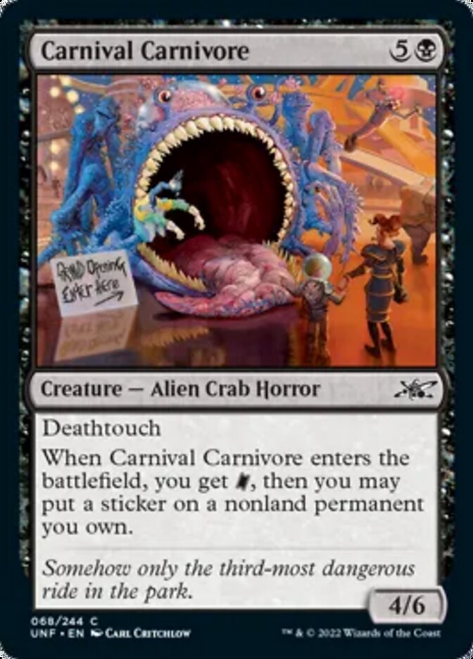 Carnival Carnivore [Unfinity] | Arkham Games and Comics