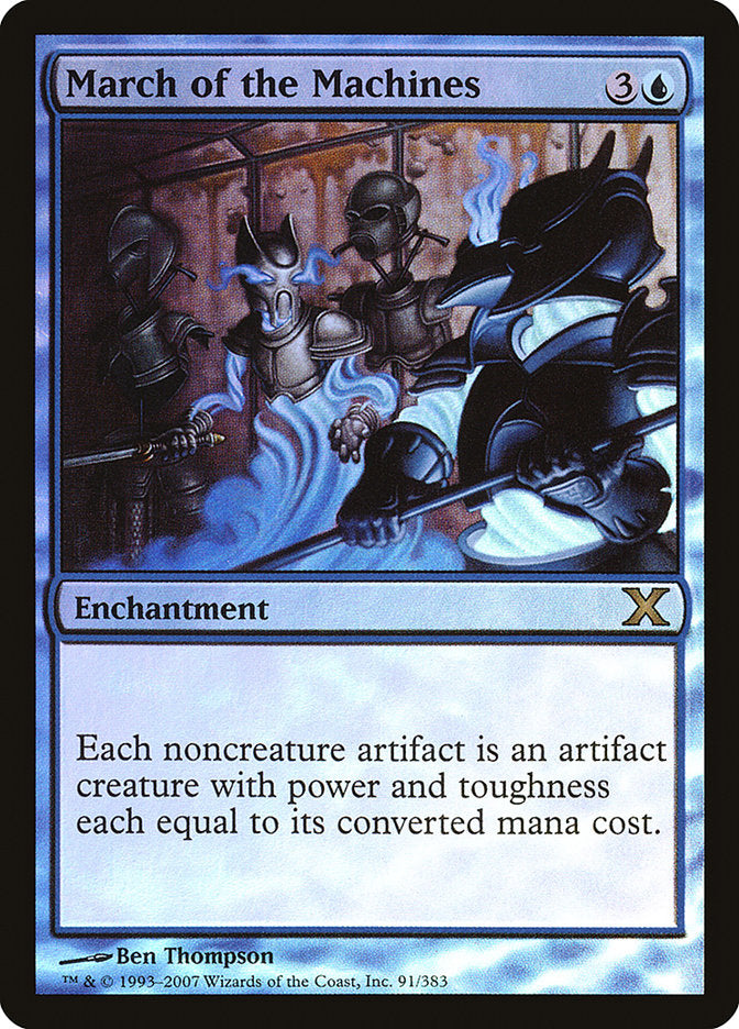 March of the Machines (Premium Foil) [Tenth Edition] | Arkham Games and Comics