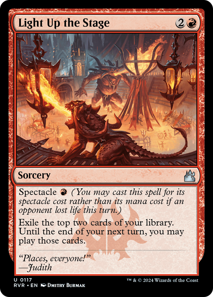 Light Up the Stage [Ravnica Remastered] | Arkham Games and Comics