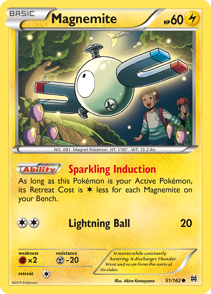 Magnemite (51/162) [XY: BREAKthrough] | Arkham Games and Comics