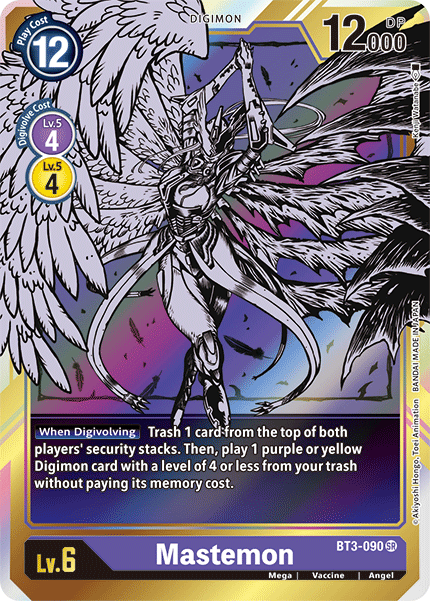 Mastemon [BT3-090] (Alternate Art) [Release Special Booster Ver.1.5] | Arkham Games and Comics