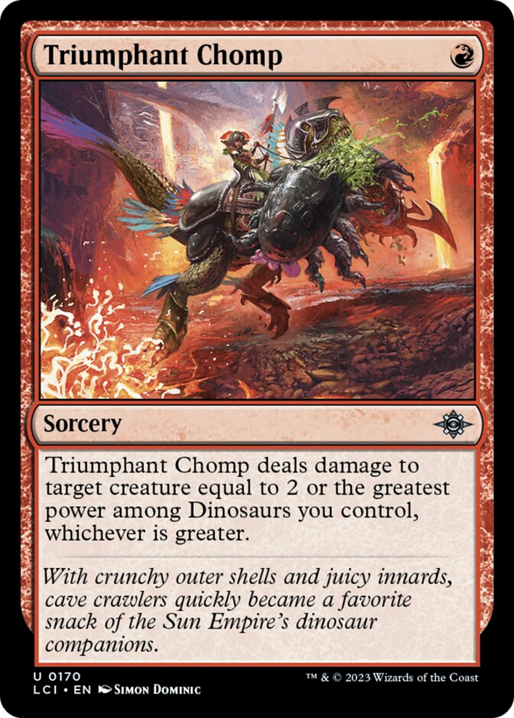 Triumphant Chomp [The Lost Caverns of Ixalan] | Arkham Games and Comics