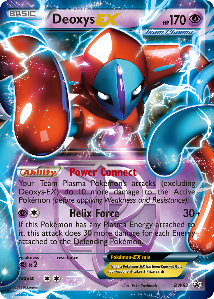 Deoxys EX (BW82) [Black & White: Black Star Promos] | Arkham Games and Comics