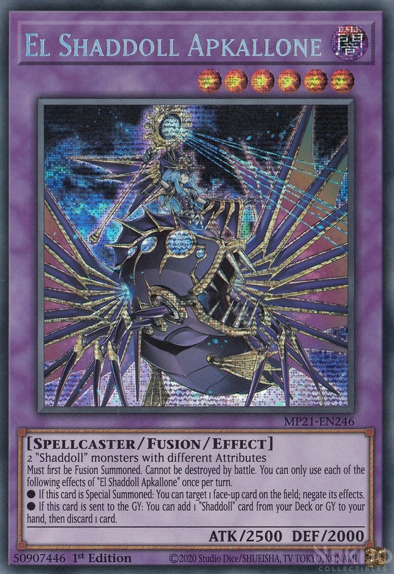 El Shaddoll Apkallone [MP21-EN246] Prismatic Secret Rare | Arkham Games and Comics