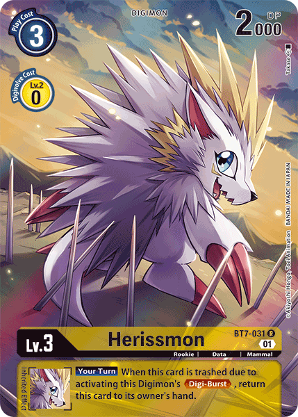 Herissmon [BT7-031] (Alternate Art) [Next Adventure] | Arkham Games and Comics