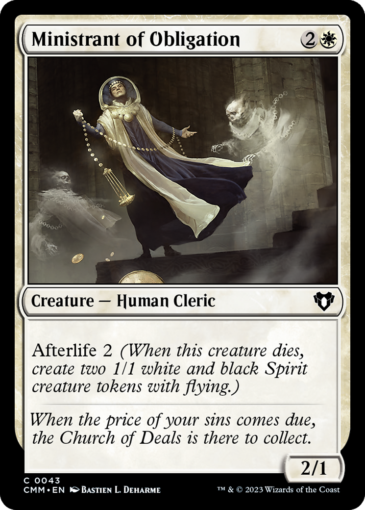 Ministrant of Obligation [Commander Masters] | Arkham Games and Comics