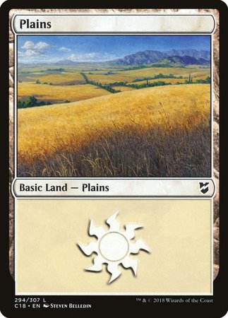 Plains (294) [Commander 2018] | Arkham Games and Comics