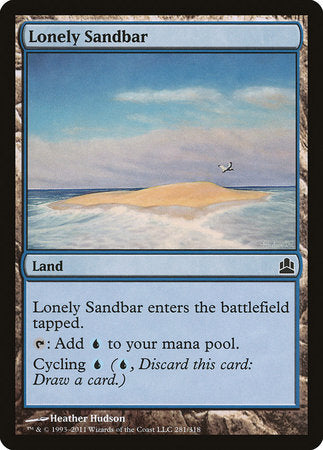 Lonely Sandbar [Commander 2011] | Arkham Games and Comics
