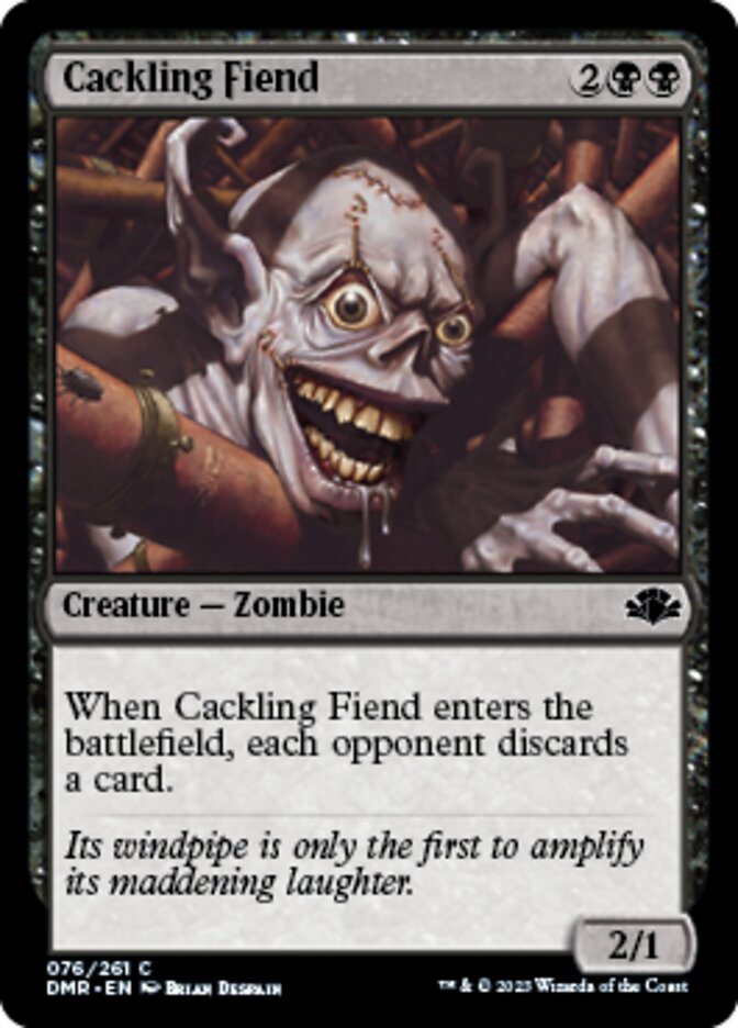 Cackling Fiend [Dominaria Remastered] | Arkham Games and Comics