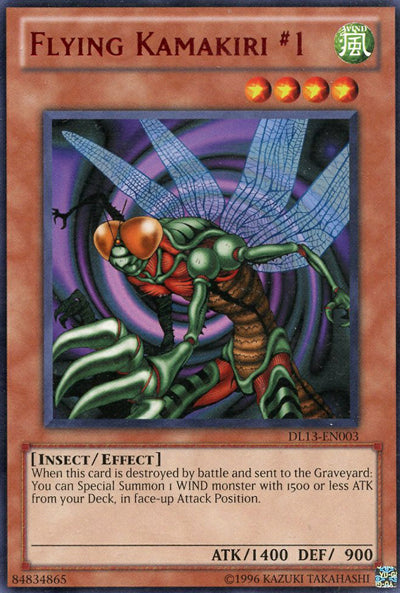 Flying Kamakiri 1 (Red) [DL13-EN003] Rare | Arkham Games and Comics