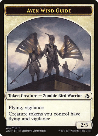 Aven Wind Guide Token [Amonkhet Tokens] | Arkham Games and Comics