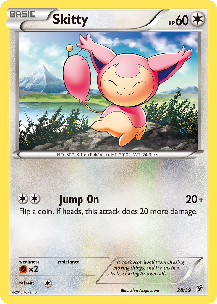 Skitty (28/39) [XY: Kalos Starter Set] | Arkham Games and Comics