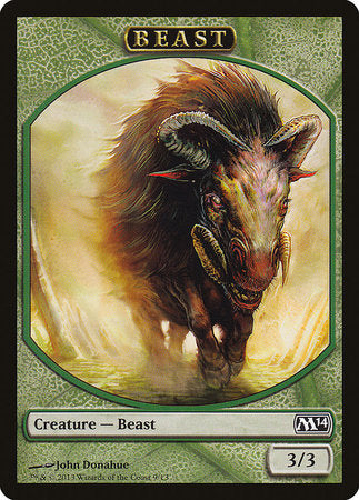 Beast Token [Magic 2014 Tokens] | Arkham Games and Comics