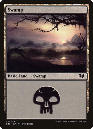 Swamp (333) [Commander 2015] | Arkham Games and Comics