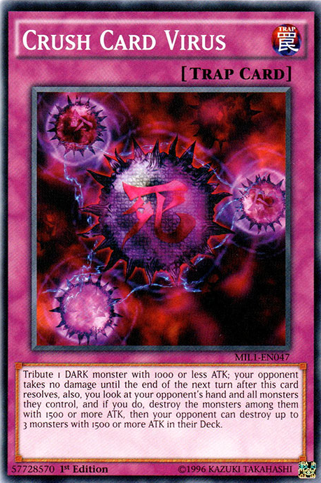 Crush Card Virus [MIL1-EN047] Common | Arkham Games and Comics