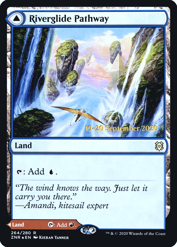 Riverglide Pathway // Lavaglide Pathway  [Zendikar Rising Prerelease Promos] | Arkham Games and Comics