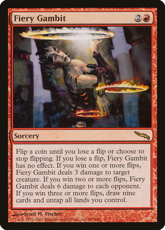 Fiery Gambit [Mirrodin] | Arkham Games and Comics