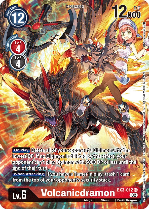 Volcanicdramon [EX3-012] (Alternate Art) [Draconic Roar] | Arkham Games and Comics