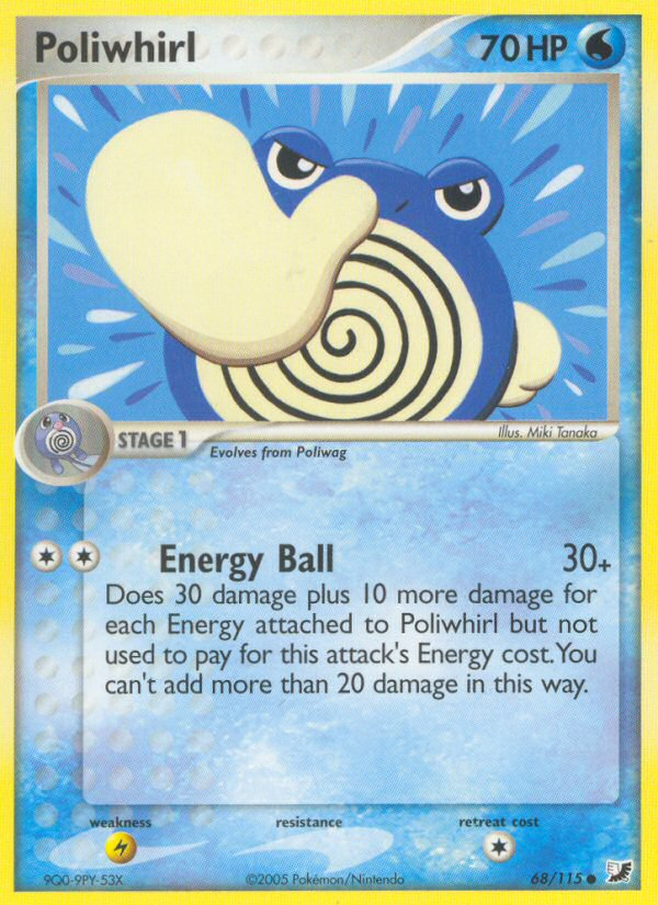 Poliwhirl (68/115) [EX: Unseen Forces] | Arkham Games and Comics