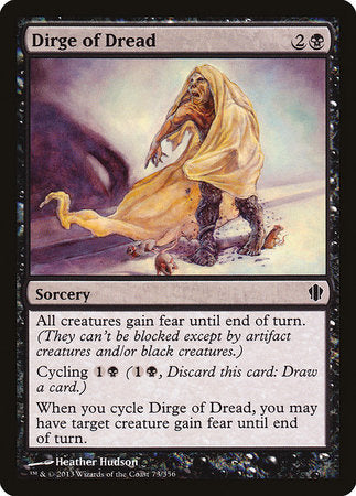 Dirge of Dread [Commander 2013] | Arkham Games and Comics