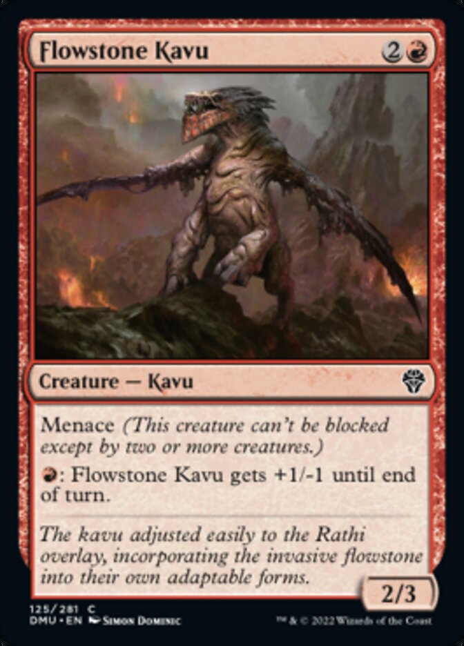 Flowstone Kavu [Dominaria United] | Arkham Games and Comics