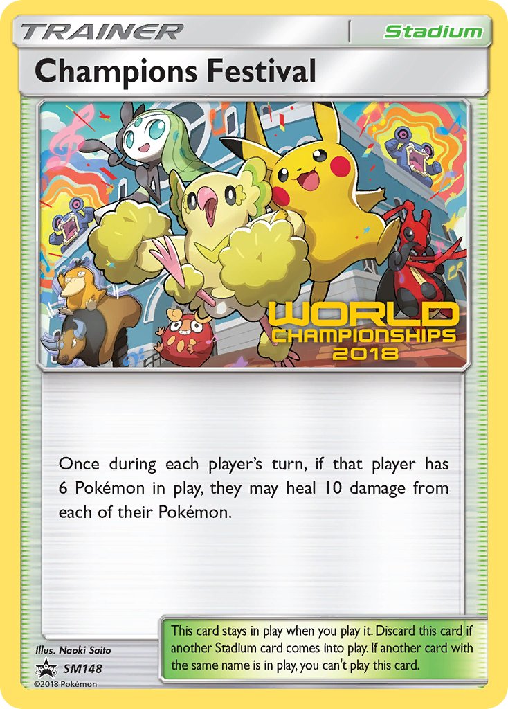 Champions Festival (SM148) (2018 Top Semi Finalist) [Sun & Moon: Black Star Promos] | Arkham Games and Comics