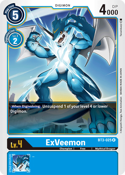 ExVeemon [BT3-025] [Release Special Booster Ver.1.5] | Arkham Games and Comics