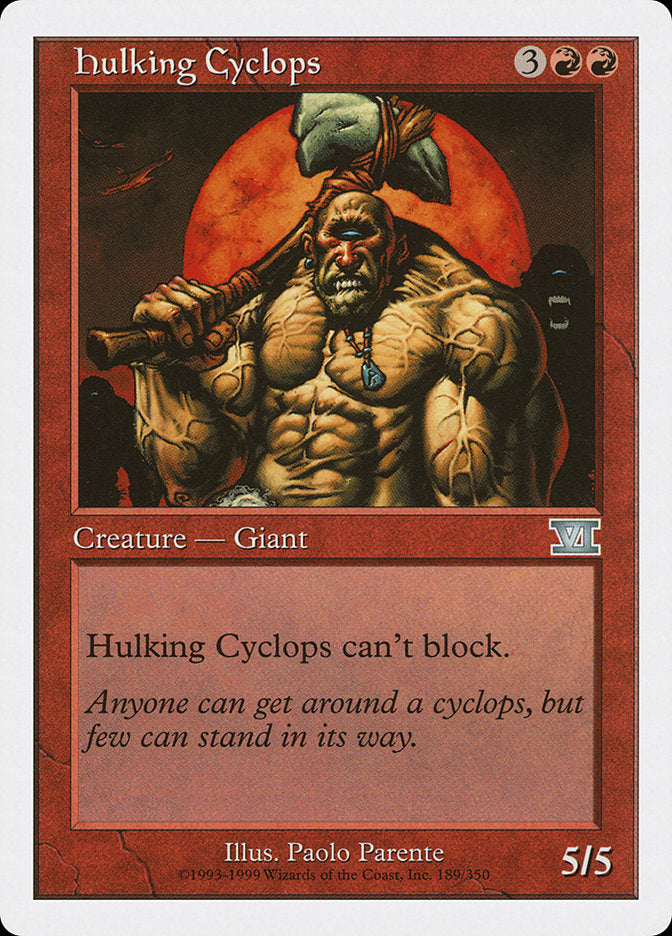 Hulking Cyclops [Classic Sixth Edition] | Arkham Games and Comics