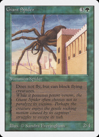 Giant Spider [Unlimited Edition] | Arkham Games and Comics