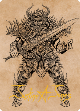 Sarevok, Deathbringer Art Card (Gold-Stamped Signature) [Commander Legends: Battle for Baldur's Gate Art Series] | Arkham Games and Comics