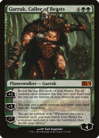 Garruk, Caller of Beasts [Magic 2014] | Arkham Games and Comics