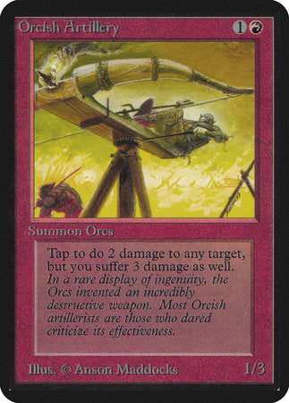 Orcish Artillery [Limited Edition Alpha] | Arkham Games and Comics