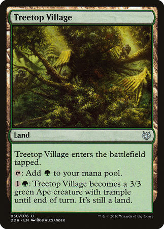 Treetop Village [Duel Decks: Nissa vs. Ob Nixilis] | Arkham Games and Comics