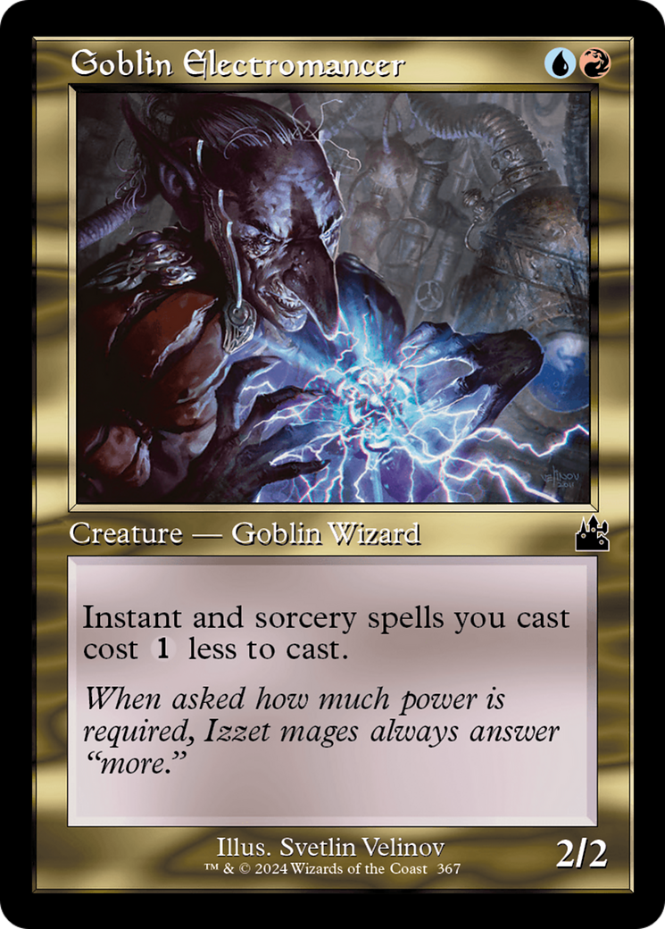 Goblin Electromancer (Retro Frame) [Ravnica Remastered] | Arkham Games and Comics